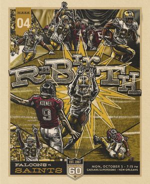 Image post by @Saints on Twitter/X