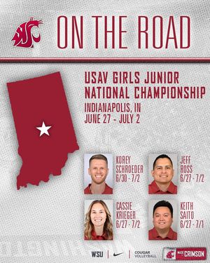 Image post by @wsucougarvb on Instagram
