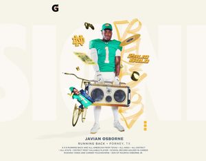 Image post by @ndfootball on Instagram