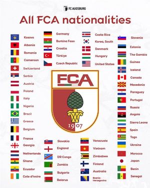 Image post by @fcaugsburgenglish on Facebook