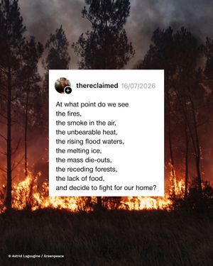 Image post by @greenpeace on Instagram