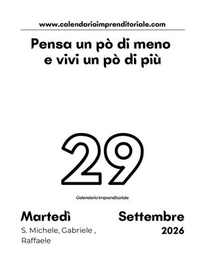 Image post by @calendarioimprenditoriale on Instagram