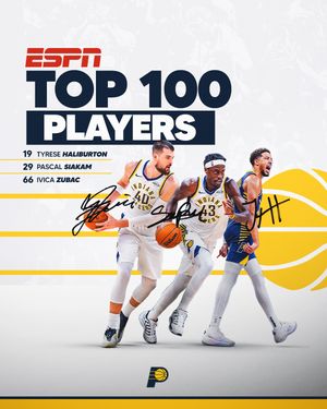 Image post by @pacers on Instagram