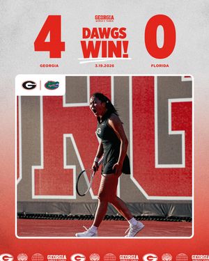 Image post by @ugawomenstennis on Instagram