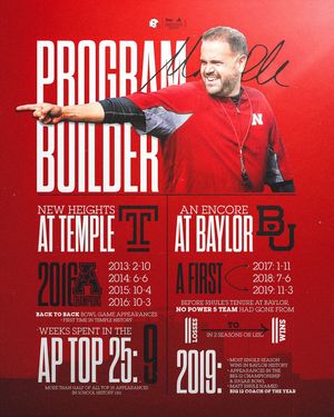 Image post by @huskerfootball on Instagram