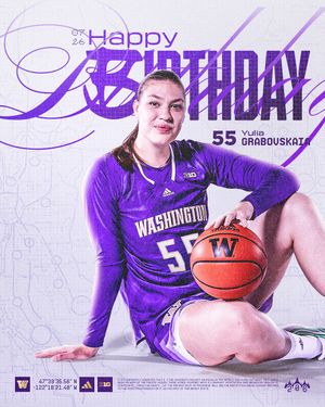 Image post by @uw_wbb on Instagram