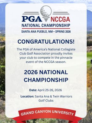 Image post by @gcuclubgolf on Instagram