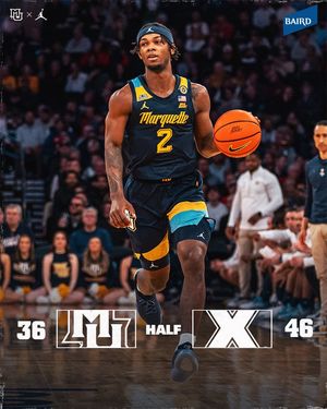 Image post by @MarquetteMBB on Twitter