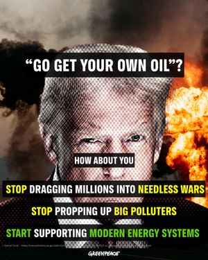 Image post by @greenpeace on Instagram