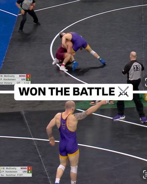 Image post by @ncaawrestling on Instagram