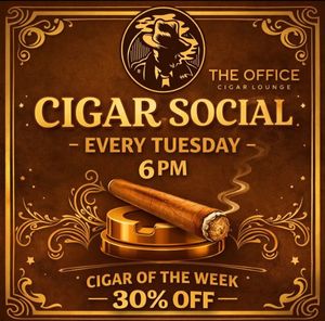 Image post by @theofficecigarlounge1 on Instagram