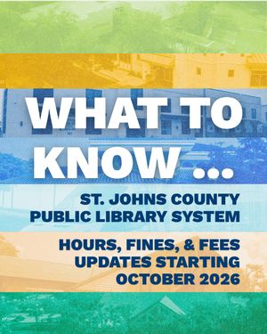 Image post by @stjohnscountylibrary on Instagram