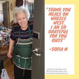 Image post by @mealsonwheelswest on Instagram