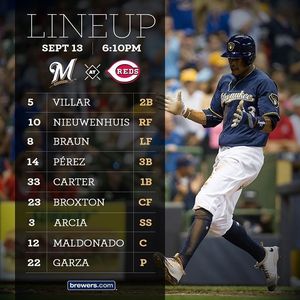 Image post by @brewers on Instagram