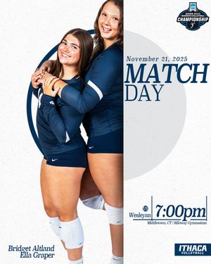 Image post by @ithacavolleyball on Instagram