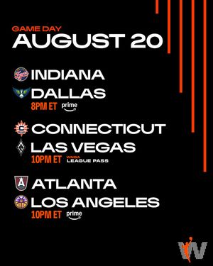 Image post by @wnba on Instagram