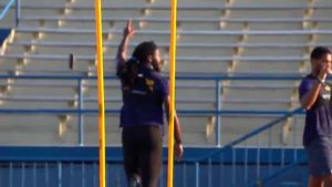 Video post by @KentStFootball on Facebook