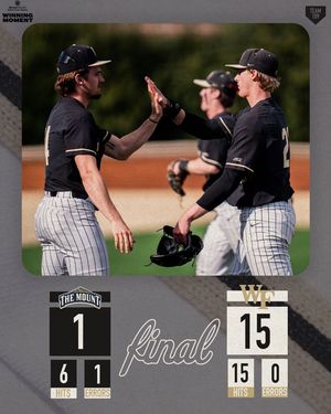 Image post by @wakebaseball on Instagram