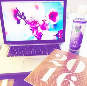 Image post by @drinkkarmawater on Instagram