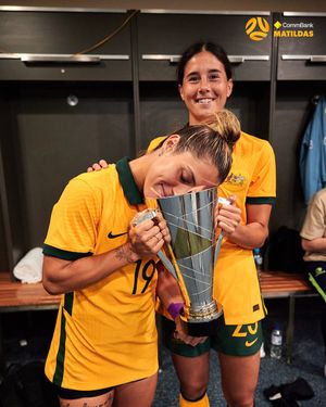 Image post by @TheMatildas on Twitter