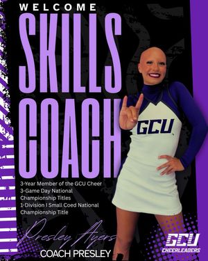 Image post by @gcucheerleaders on Instagram