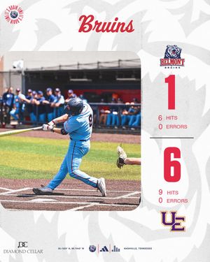 Image post by @BelmontBaseball on Twitter/X