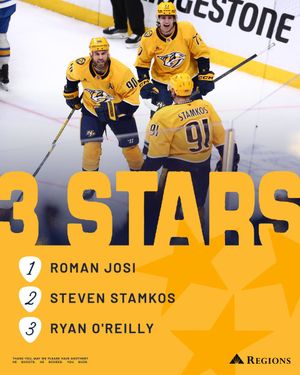 Image post by @PredsNHL on Twitter