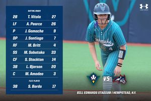 Image post by @UNCWsoftball on Twitter