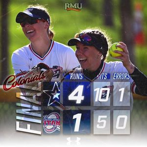 Image post by @RMUAthletics on Facebook
