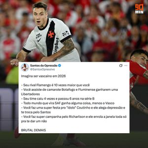 Image post by @90minbrasil on Instagram