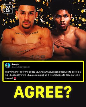 Image post by @daznboxing on Instagram