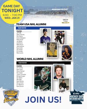 Image post by @HockeyDayMN on Twitter