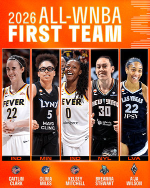 Image post by @WNBA on Twitter/X