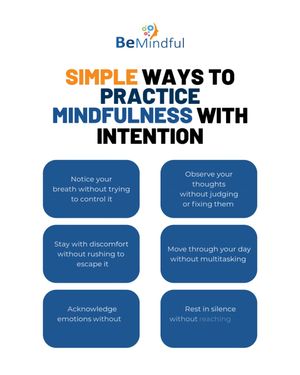 Video post by @Bemindful.us.org on Facebook