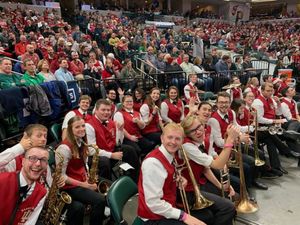 Image post by @IUbands on Facebook