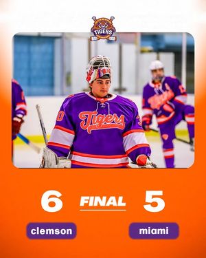 Image post by @clemsonicehockey on Instagram