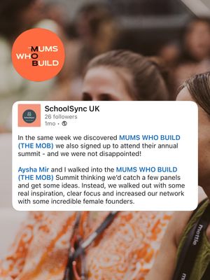 Image post by @mumswhobuild on Instagram
