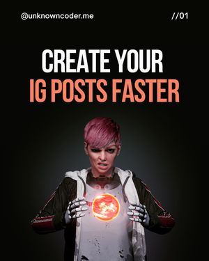 Image post by @unknowncoder.me on Instagram