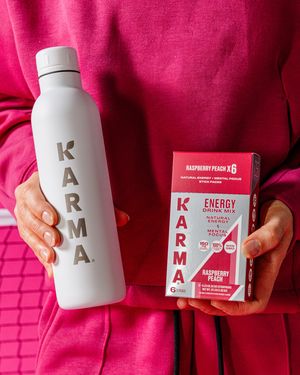Image post by @drinkkarmawater on Instagram