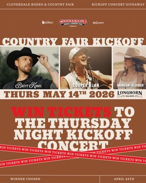 Image post by @cloverdalerodeo on Instagram