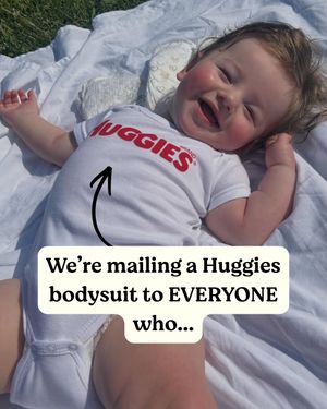 Image post by @huggies on Instagram