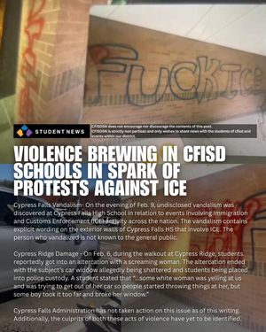 Image post by @cyfair.student.news on Instagram