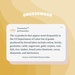 Image post by @dressember on Instagram