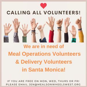 Image post by @mealsonwheelswest on Instagram