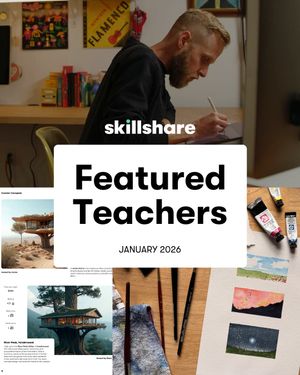 Image post by @skillshare on Instagram