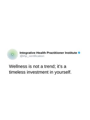Image post by @ihp_certification on Instagram
