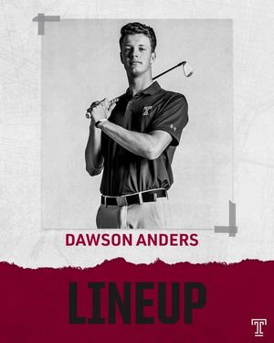 Image post by @TempleMGolf on Facebook