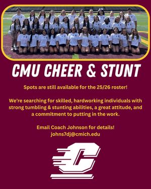 Image post by @cmucheerleading on Instagram