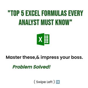 Image post by @excelforsuccess on Instagram