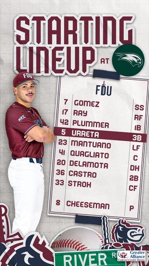 Image post by @FDUKnightsBase on Twitter